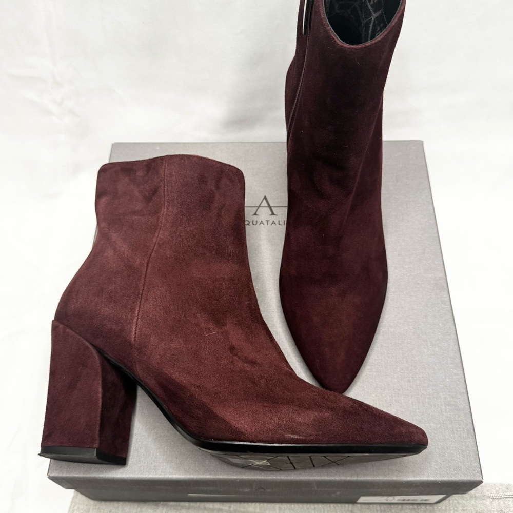 Aquatalia ‘Palomina’ boot in ‘Deep Wine’ Burgundy, Maroon 10m